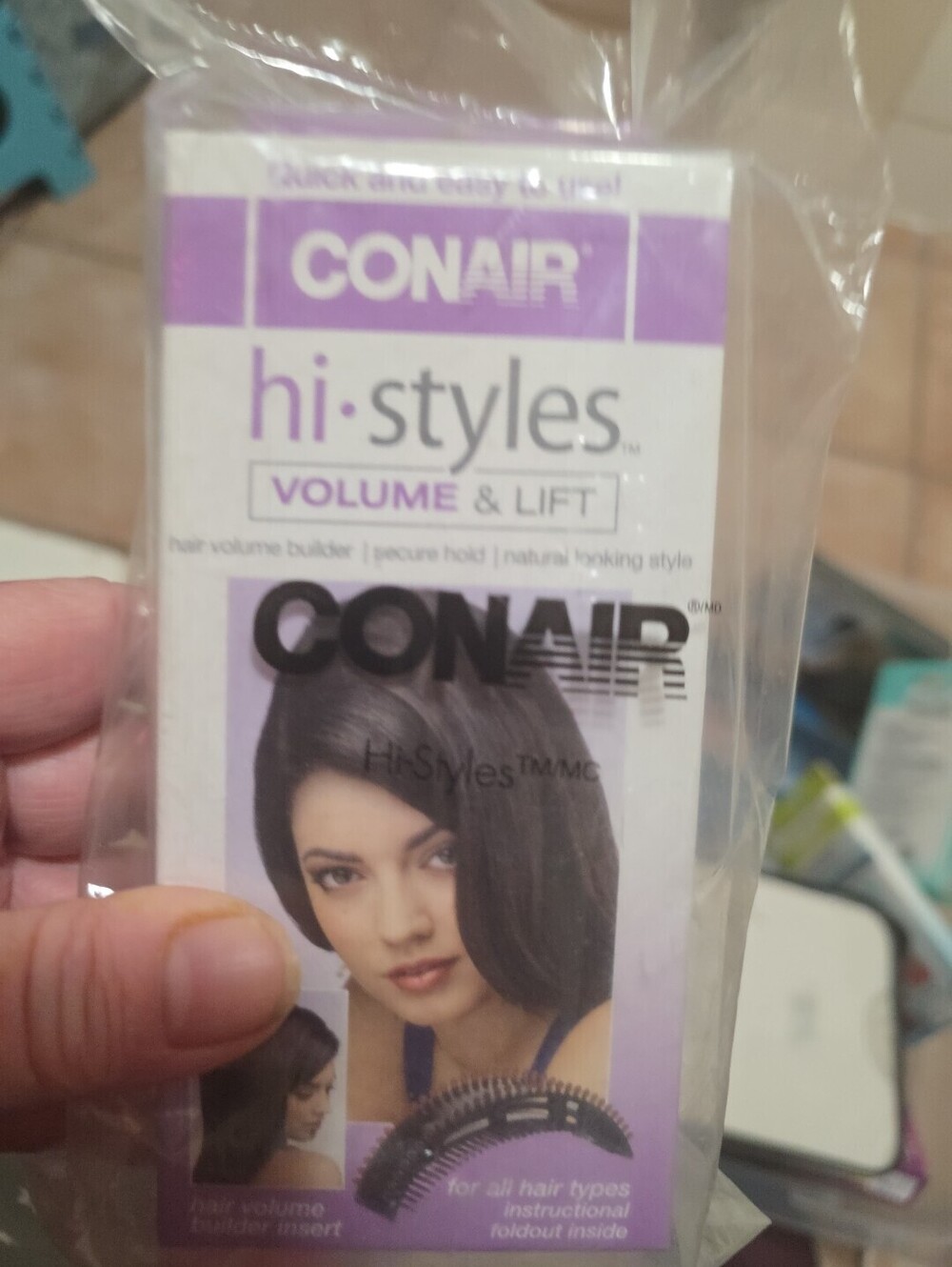 Conair~Hi~Styles Hair Volume builder & Lift Insert~New in Box